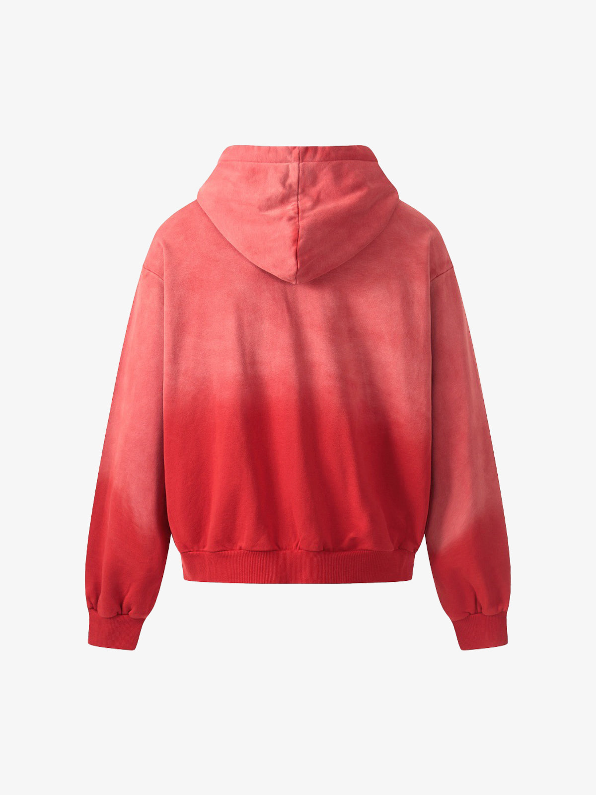 Distressed "23" Patch Zip Up Hoodie