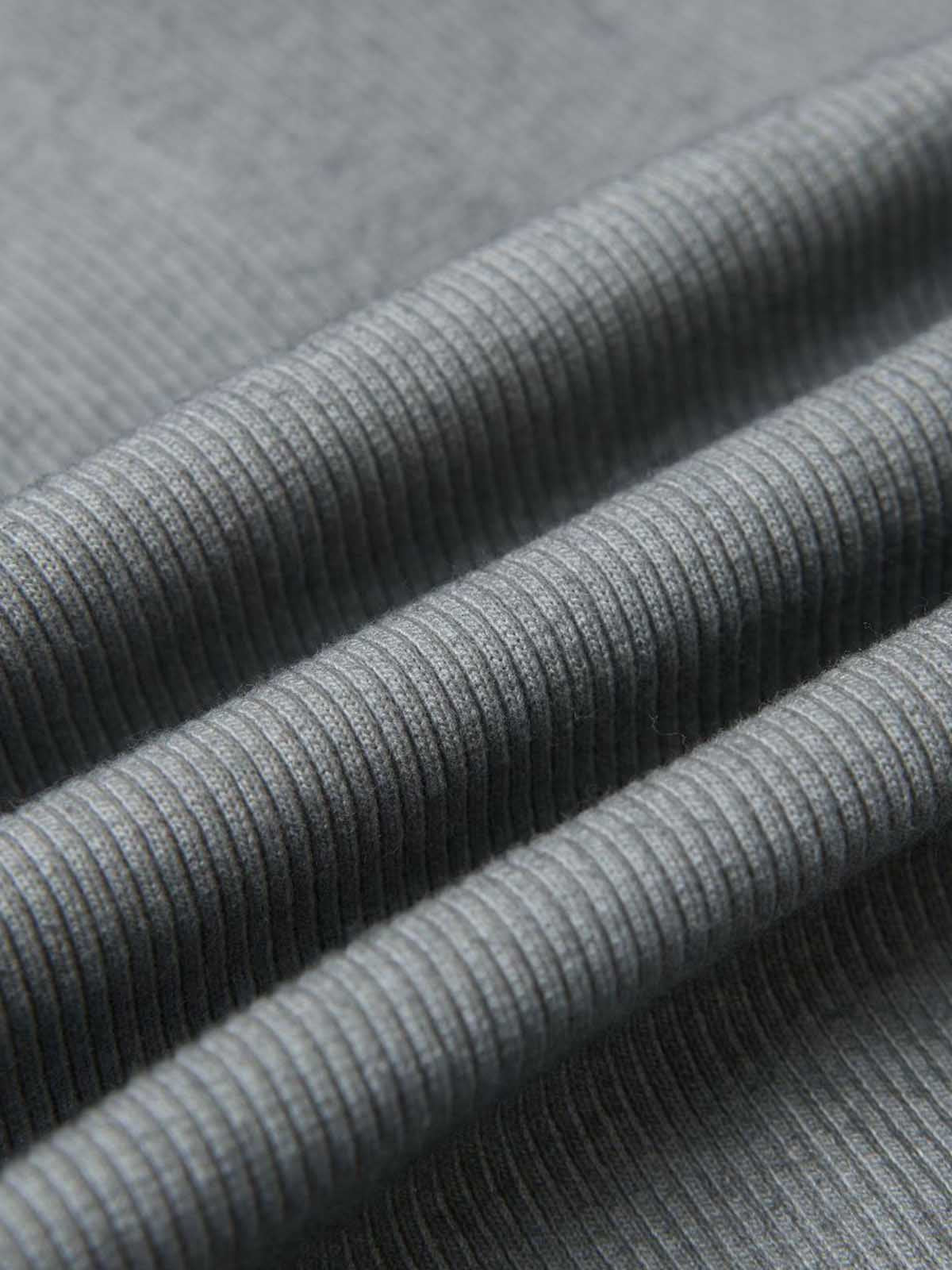 Vintage Washed Sculpted Seam Ribbed Long Sleeve T-Shirt