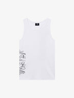 Street Ribbed Slim Fit Printed Vest