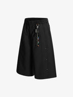 Deconstructed Drop-Effect Casual Jort