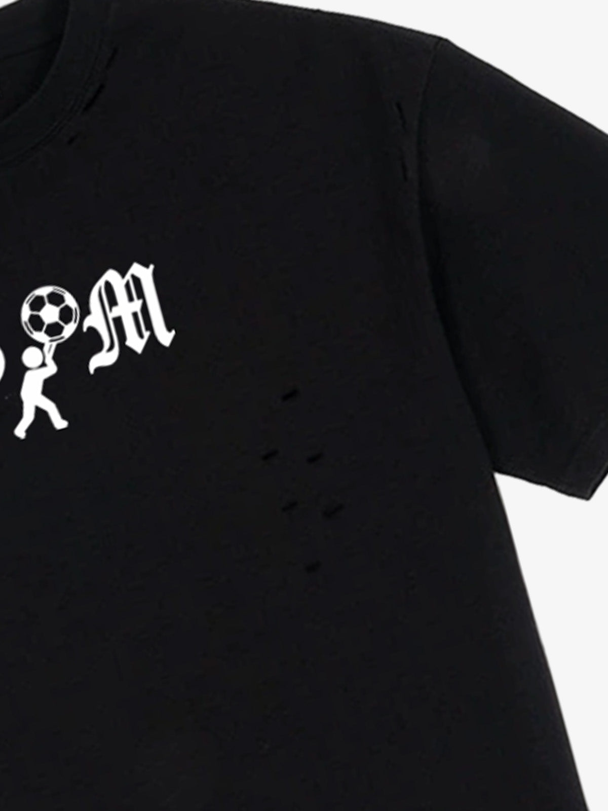SM Soccer Graphic Distressed T-Shirt