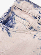 Vintage Ombré Acid Wash Wide-Leg Jeans
