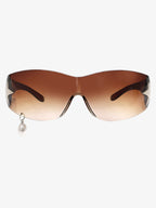 Vintage Pearl Earring Sunglasses
