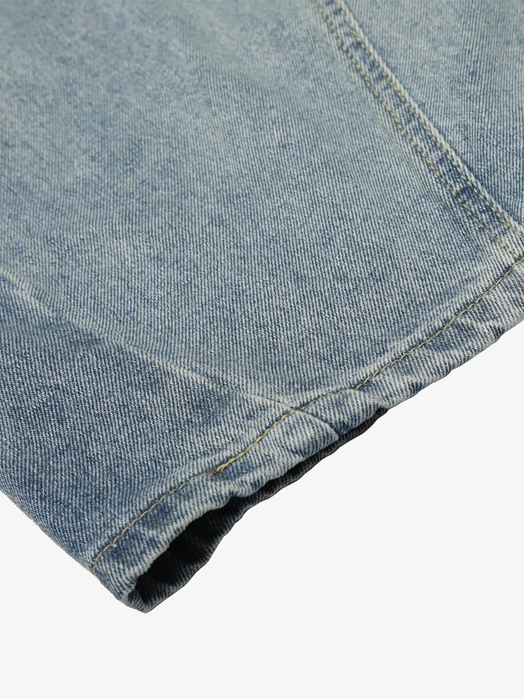 Retro Washed Side Striped Barrel Denim Jeans