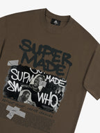 Streetwear Graffiti Character Collage Graphic T-Shirt