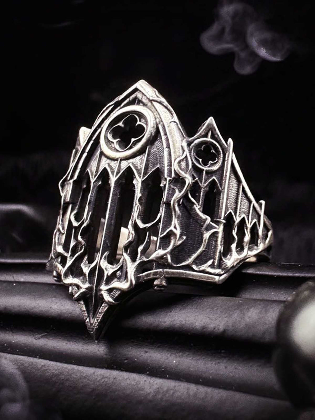 Gothic Armor Open Ring Adjustable