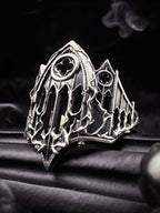 Gothic Armor Open Ring Adjustable