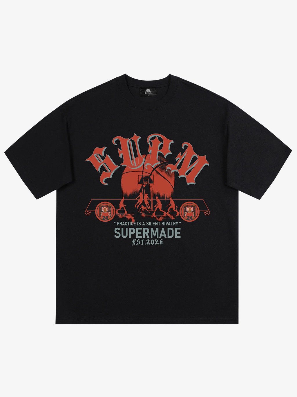 SUPM Slogan Graphic Retro Streetwear T-Shirt