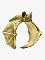 Gothic Bat Open Ring