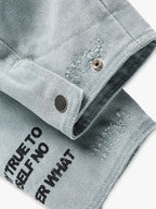 Vintage Washed Distressed Barn Work Jacket - 2582