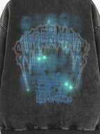 Gothic Skull Graphic Hoodie