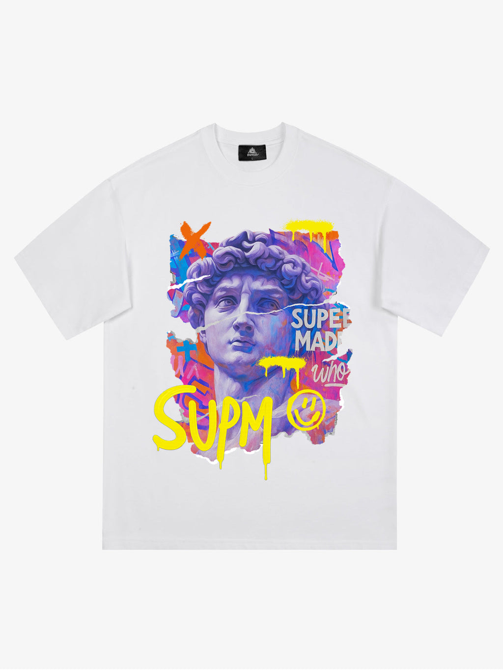 David Sculpture Vibrant Graffiti Art T-Shirt