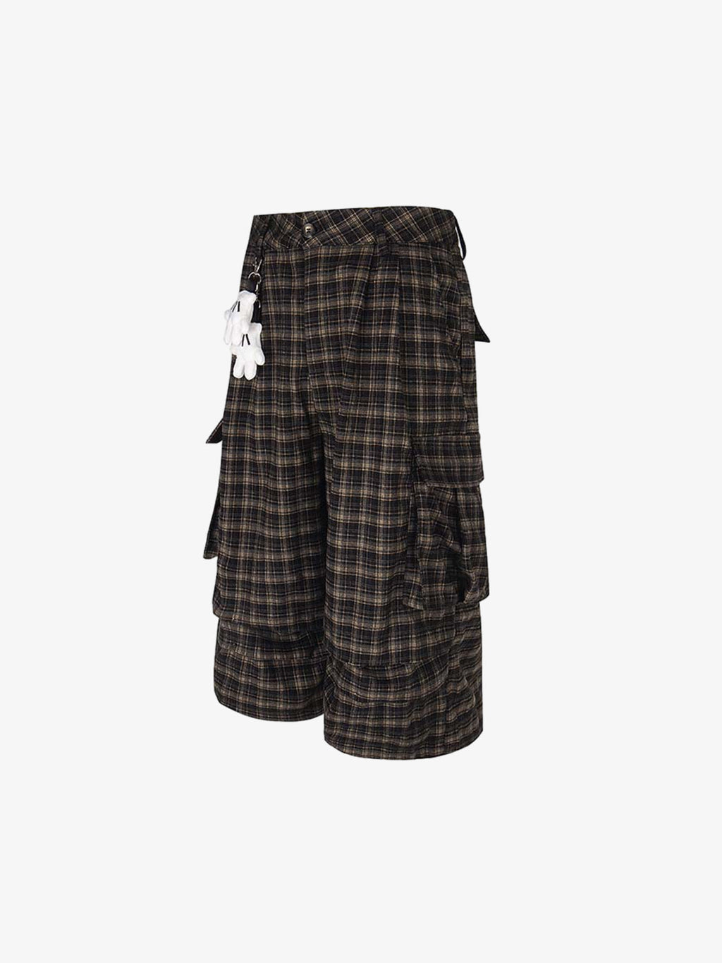 Plaid Cargo Pocket Jorts