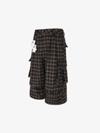 Plaid Cargo Pocket Jorts