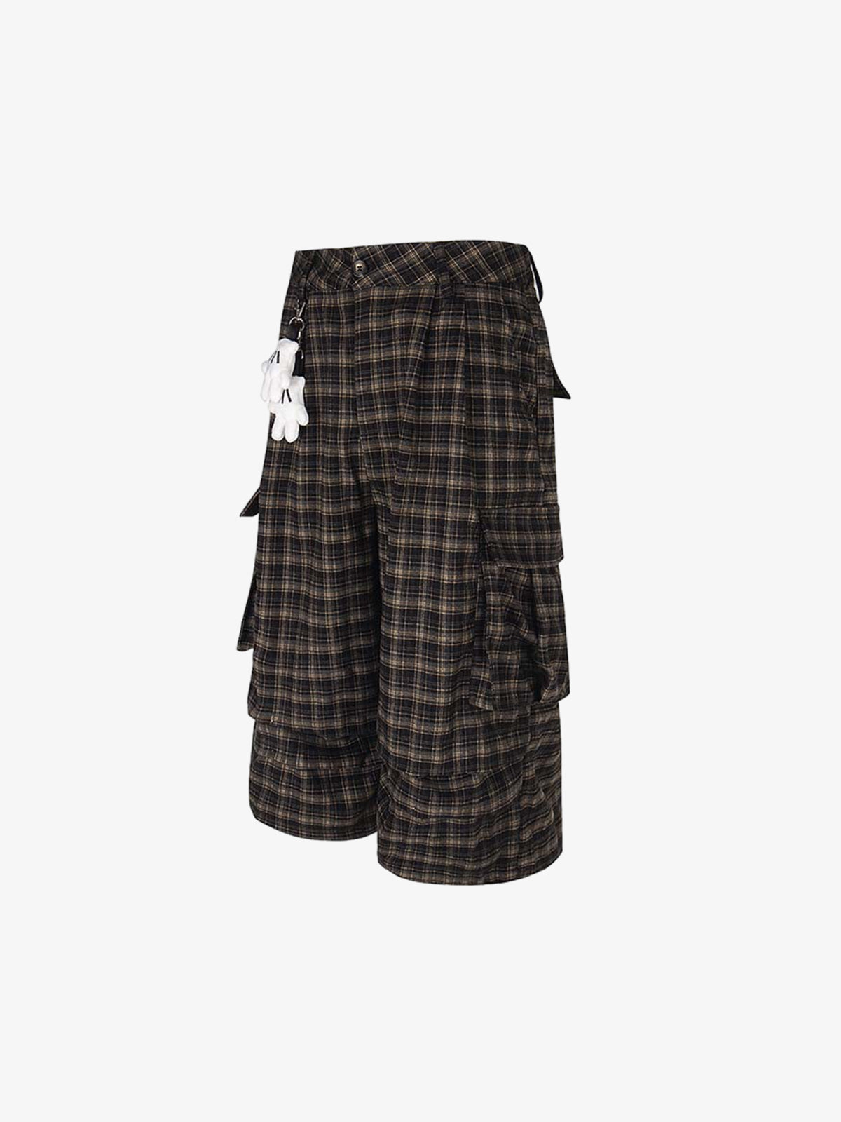 Plaid Cargo Pocket Jorts