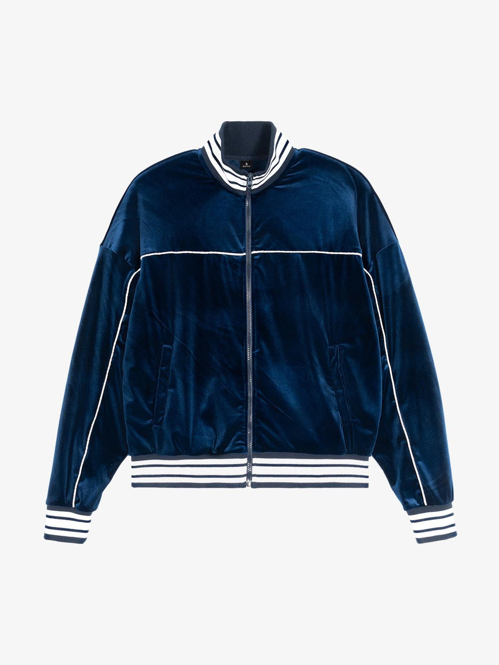 Velour Piping Panel Track Jacket