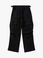 Gothic Ring Strap Multi-Pocket Wide Leg Cargo Jeans