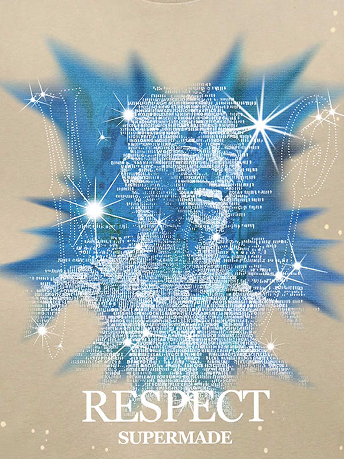 Nostalgic Starlight Basketball Legend Graphic Ink Splatter T-Shirt