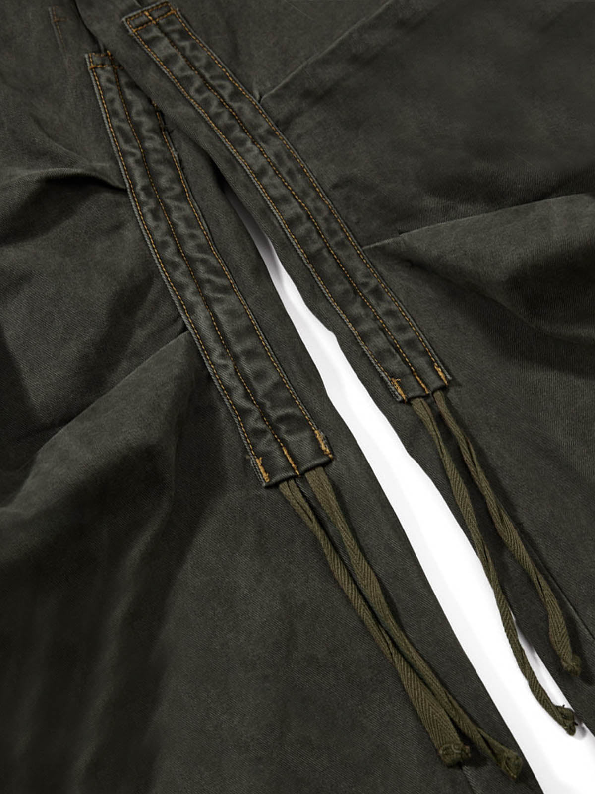 Washed Safety Pin Graphic Cargo Pants