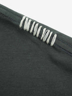 Minimal Exposed Stitch Design T-Shirt