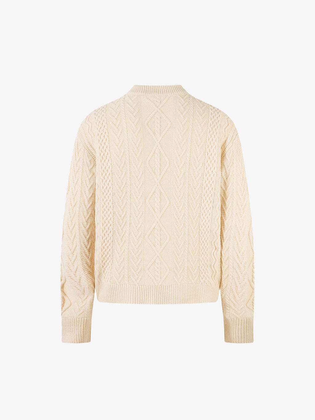 Vintage Diamond Knit Half Placket Sweater