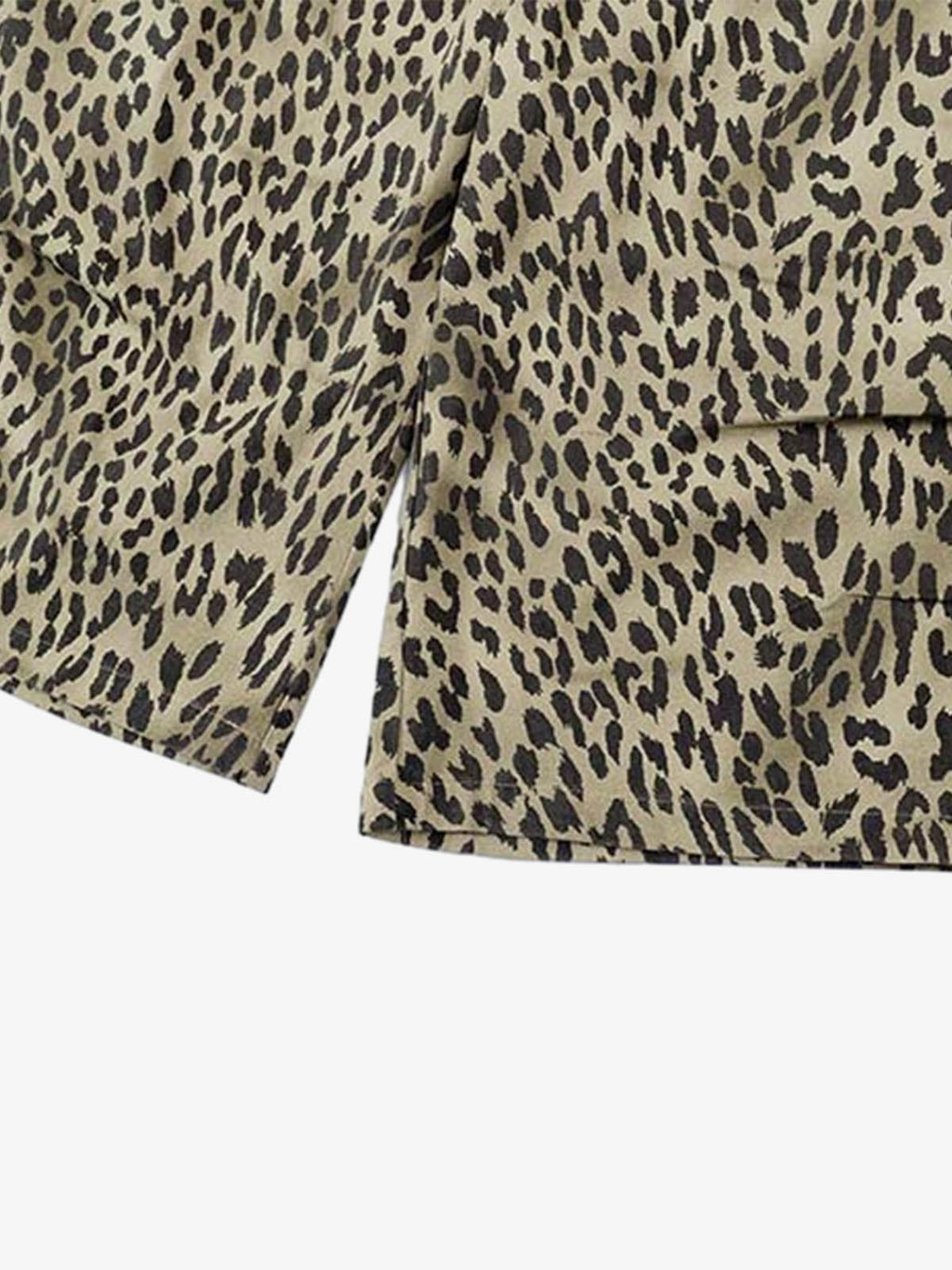 Leopard Print Wide Leg Jorts