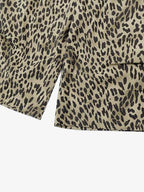 Leopard Print Wide Leg Jorts