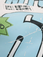 Distressed Number 69 Graphic Print T-Shirt
