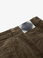 Pleated Corduroy Wide Leg Pants