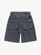 Graphic Print Drawstring Shorts