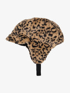 Retro Leopard Plush Earmuff Winter Hat