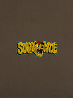 Street Graffiti Trendy Tiger Head Font T-Shirt