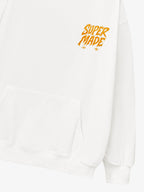 Distressed Graphic Bold Angel Wings Design Hoodie