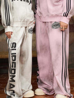 precipice Vintage Distressed NO.3 Stand Collar Tracksuit - 2591