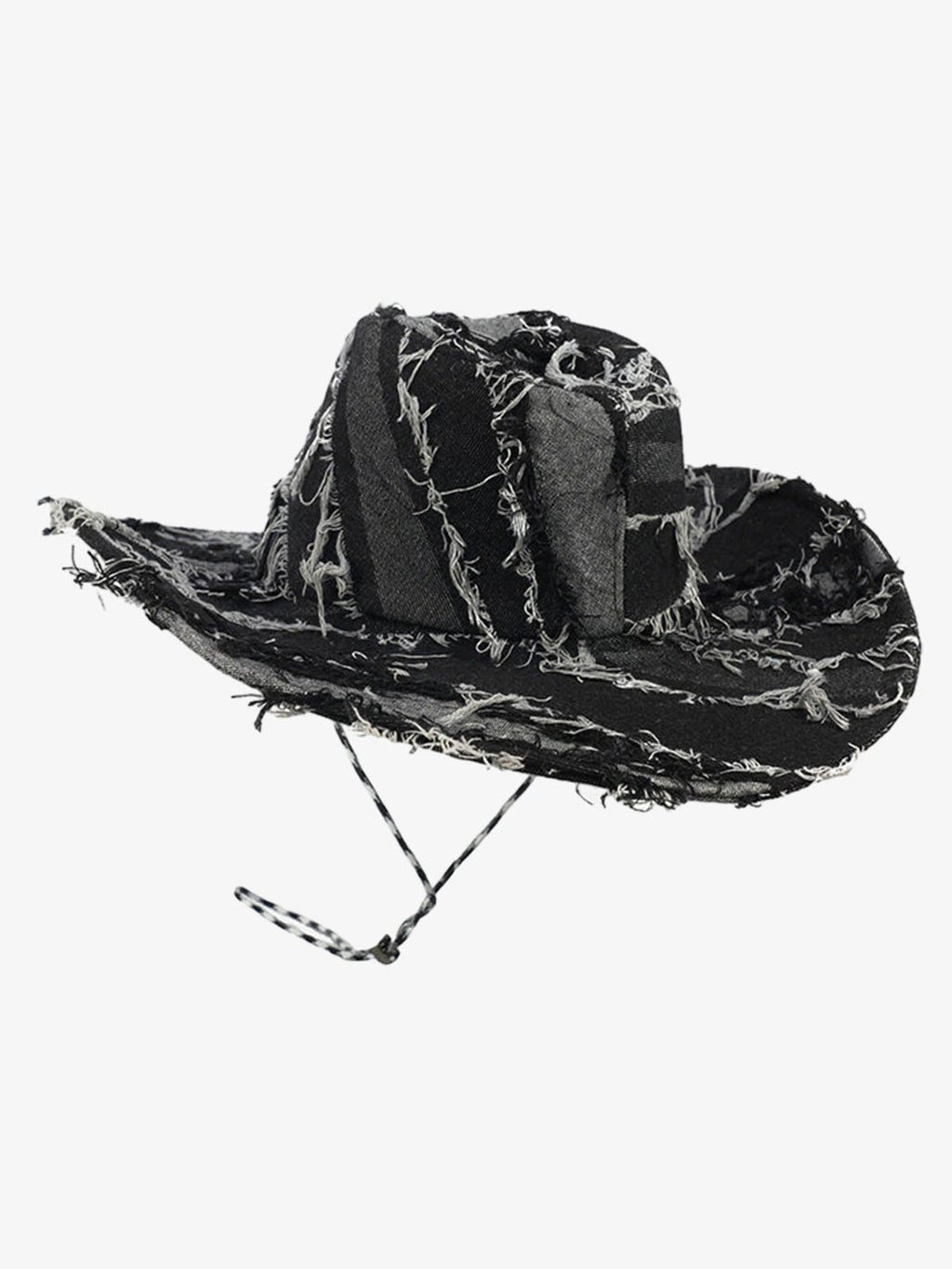 Distressed Patchwork Cowboy Hat