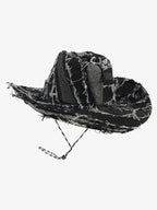 Distressed Patchwork Cowboy Hat