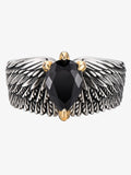 Gothic Wing Stone Ring