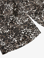 Leopard Print Cargo Wide Leg Pants