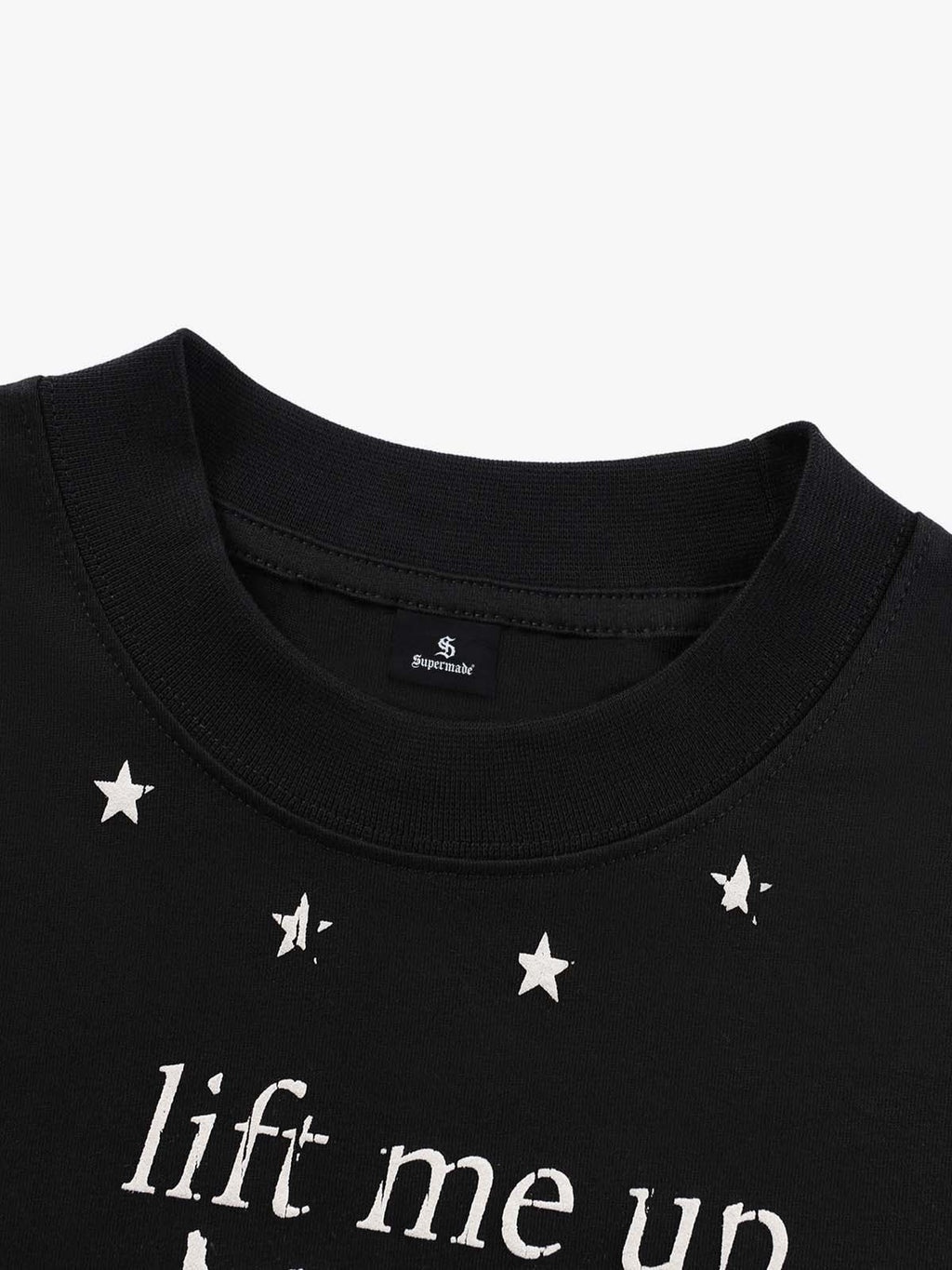 Retro Star Print Long-Sleeved T-Shirt