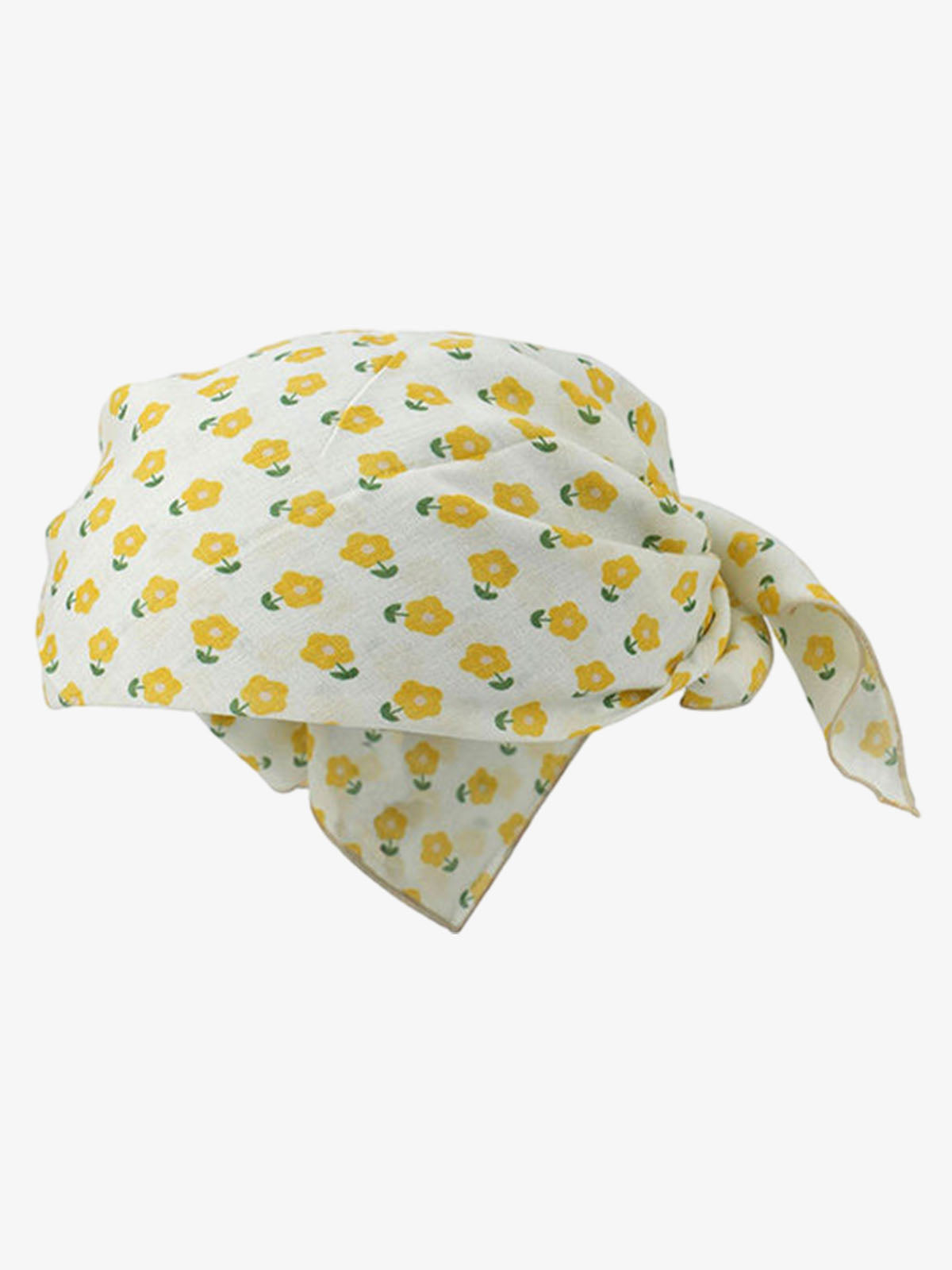 Floral Satin Feel Bandana