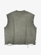 precipice Soccer Circle Graphic Sleeveless T-Shirt