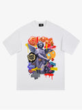 Retro Angel Statue Graffiti T-Shirt