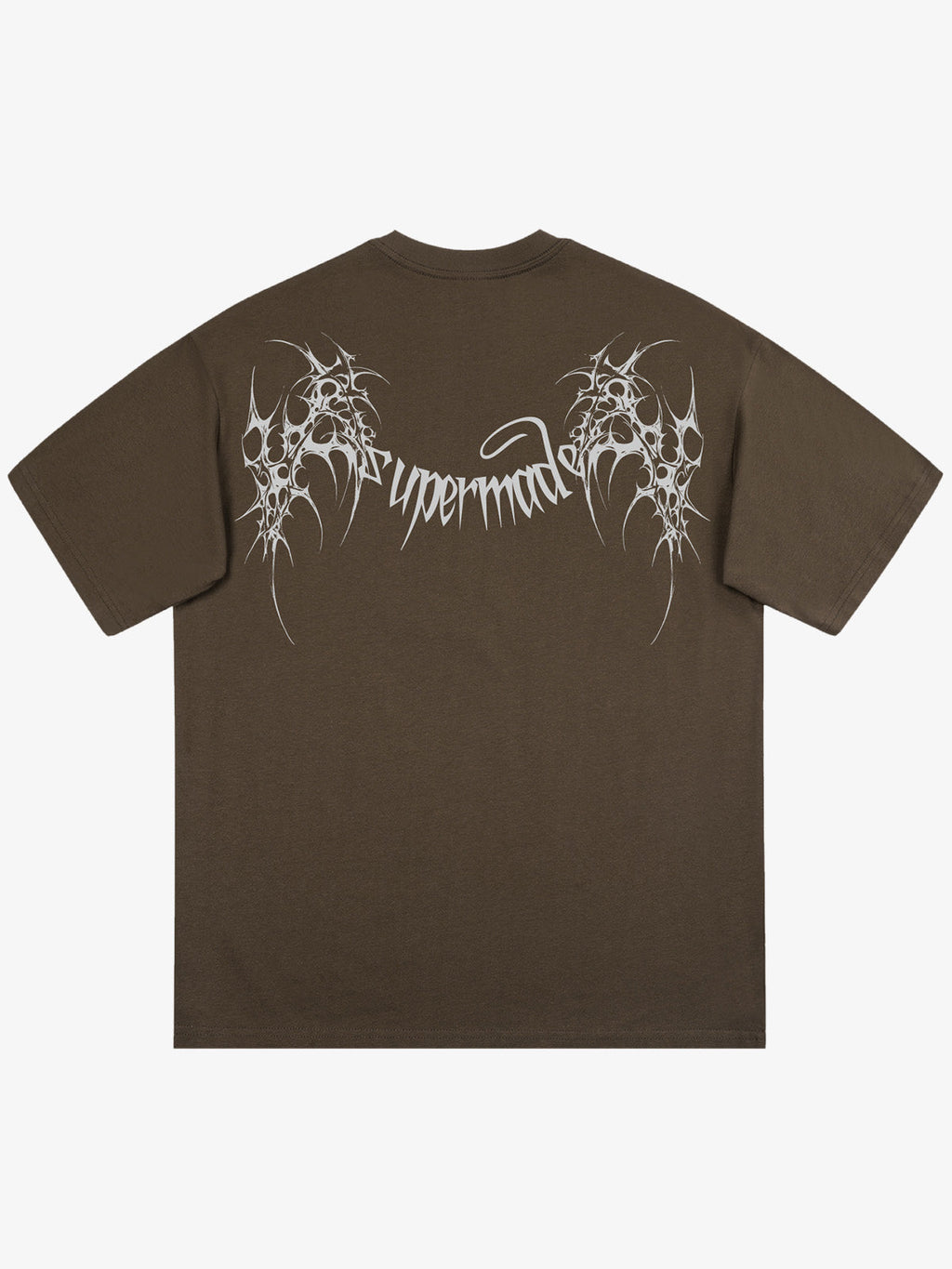 SUPM Gothic Sharp Letter Graphic T-Shirt