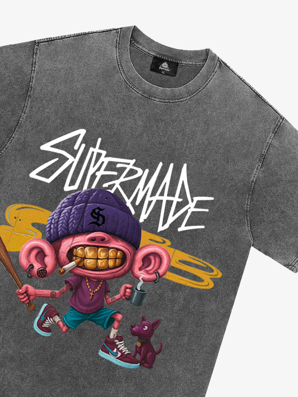 Theprecipice Cartoon Graffiti Trendy Weird Kid T-Shirt