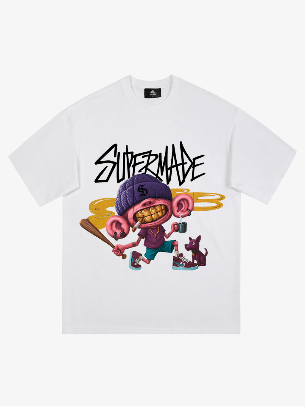 Theprecipice Cartoon Graffiti Trendy Weird Kid T-Shirt