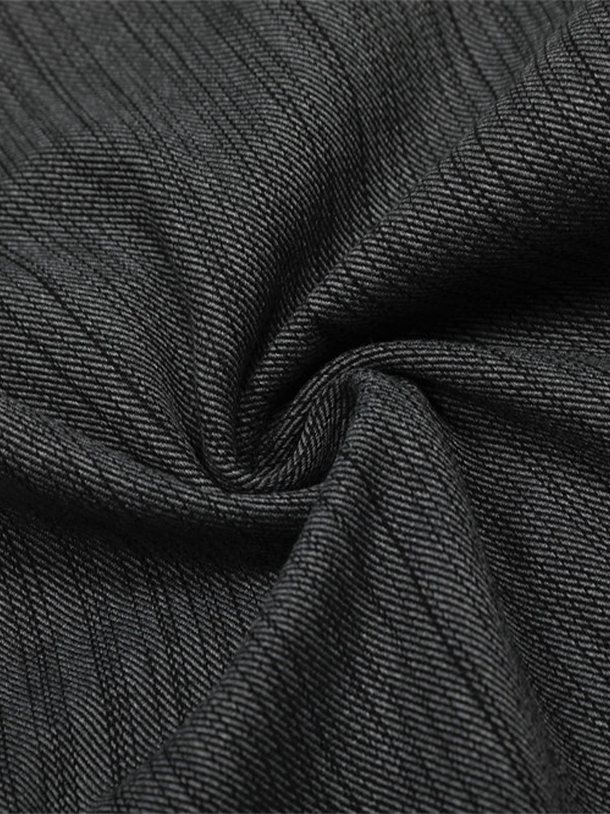 Striped Textured Reverse Pocket Pants