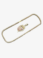 Iced Tongue Mouth Pendant Chain Necklace