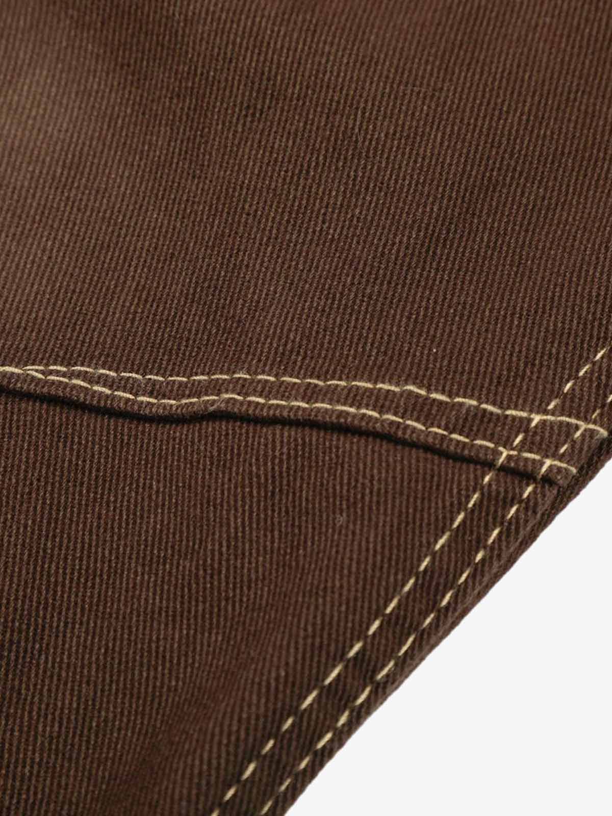 Vintage Silk Scarf Tie Detail Barrel Jeans