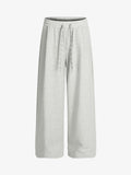 Drawstring Wide Leg Relaxed Sweatpants