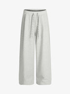Drawstring Wide Leg Relaxed Sweatpants